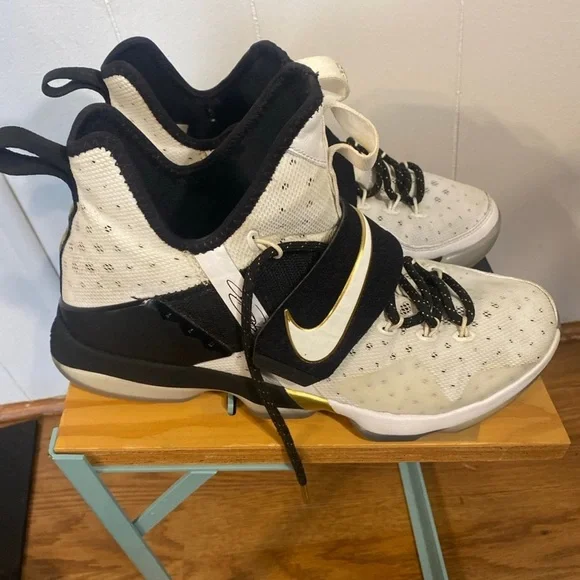 NIKE LEBRON XIV BHM MENS  SIZE 9 - Picture 3 of 12
